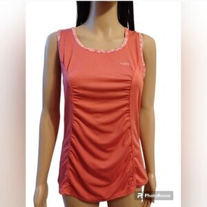 Ryka Women's Medium Workout Tank Top Orange/Pink Salmon Color
